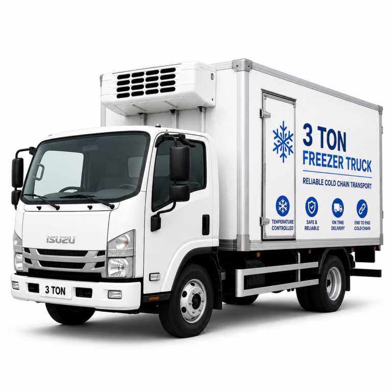 3 Ton freezer truck for chiller & freezer truck rental UAE