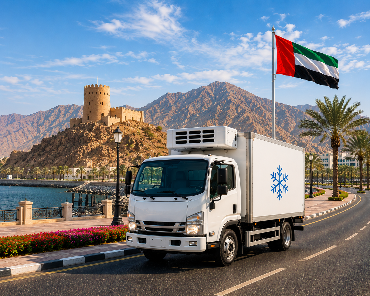 Arctic Flow Transport Service Coverage Across UAE — refrigerated transport services in all Emirates