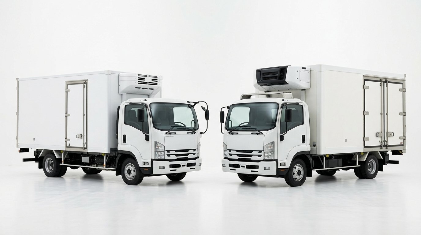 Professional Chiller and Freezer Truck Rental UAE — Arctic Flow Transport commercial refrigerated fleet