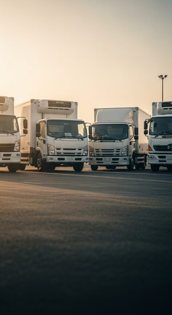 Q1: What is the cost of chiller truck rental in Abu Dhabi?
Prices depend on truck size (1 ton to 10 ton) and rental duration. Contact us for a quick quote.
