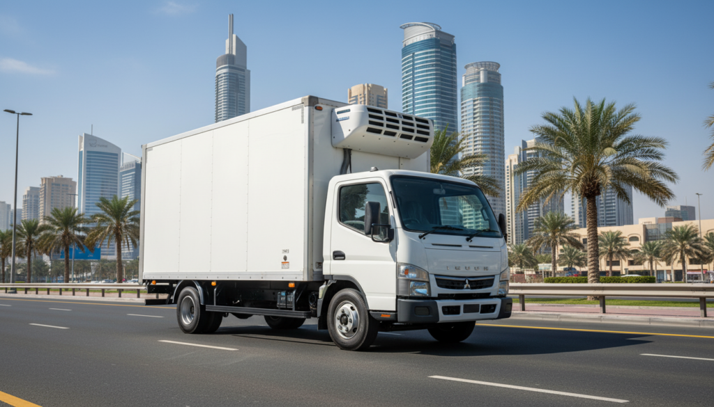 chiller freezer trucks rental abu dhabi
